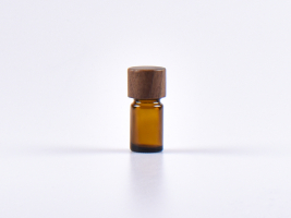 Braunglasflasche 5ml, mit Tropfmontur Walnut